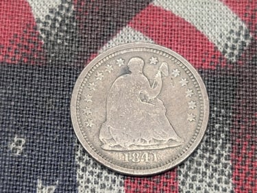 1841-O w/ Stars Seated Liberty Half Dime