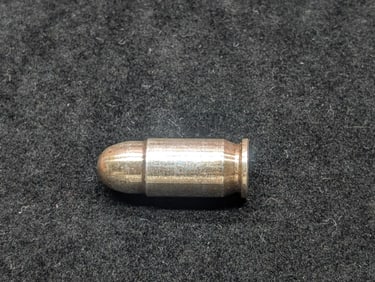 1 Oz. .999 SILVER .45 Cal Pew Pew Designed Bullion Piece