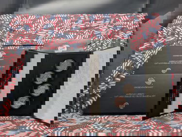 2017 U.S. Mint American Liberty 225th Anniv. Silver 4-Medal Set in OGP w/ COA