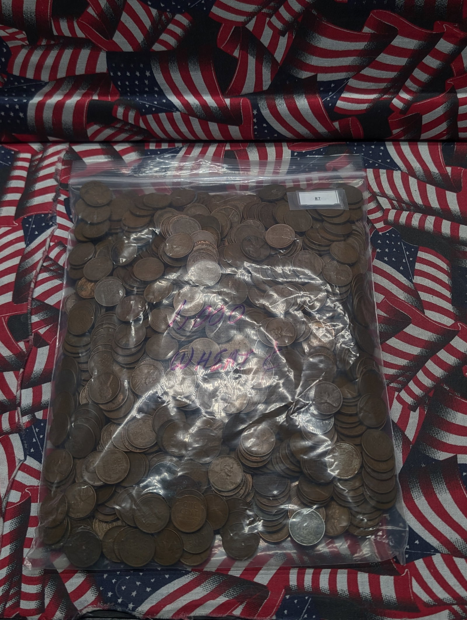 Bag of 1,000 Lincoln Wheat Cents: Bag of 1,000 Lincoln Wheat Cents