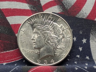 1934-D Peace Silver Dollar