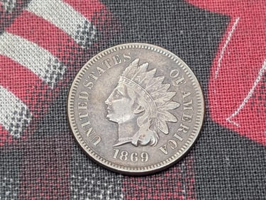 1869/9 Indian Head Cent - TOUGH & UNDERRATED!!