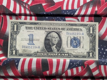 1934 Series $1.00 Silver Certificate Funny Back