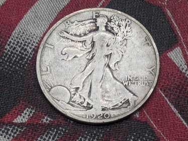 1920-D Walking Liberty Silver Half Dollar