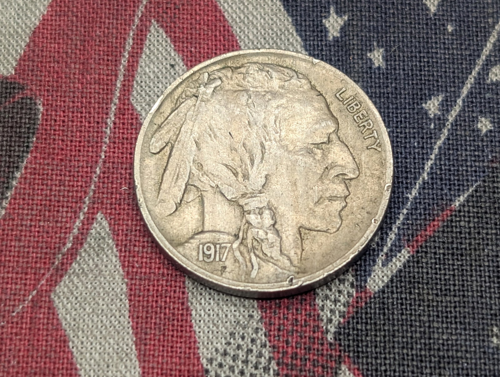 1917 Indian Head Buffalo Nickel: 1917 Indian Head Buffalo Nickel