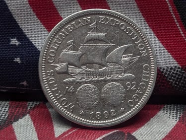 1892 World's Columbian Exposition Commemorative Half Dollar, First Year