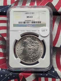 1899-O Morgan Dollar, NGC MS 63