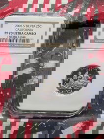 2005-S PROOF California Statehood Silver Quarter - NGC PF70 ULTRA CAMEO