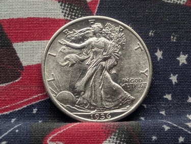 1936-S Walking Liberty Silver Half Dollar