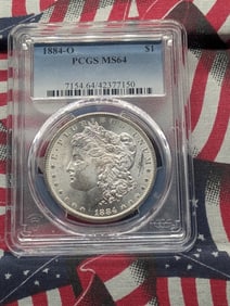 1884-O Morgan Dollar, PCGS MS64