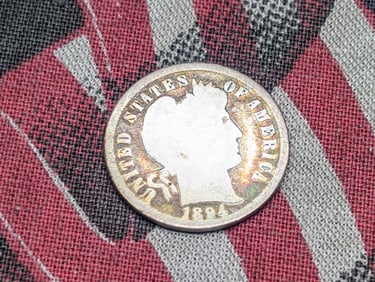 1894 Barber Silver Dime