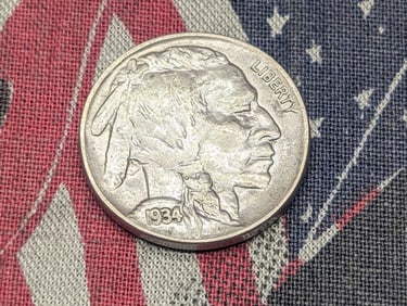 1934 Indian Head Buffalo Nickel