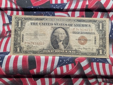 1935 A Series $1.00 Silver Certificate Hawaii Note - FINE