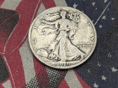 1919 Walking Liberty Silver Half Dollar