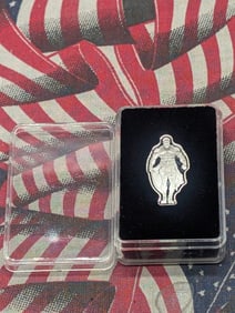 5 Grams .999 FINE SILVER Hercules Designed Bullion Piece in Display Box