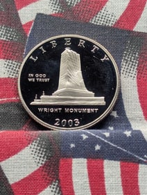2003-P Clad Liberty Wright Monument Commemorative Half Dollar Coin