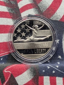 1992-S Olympic Proof Clad Commemorative Half Dollar Coin