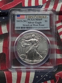 2015-(W) American Silver Eagle - PCGS MS69 - First Strike