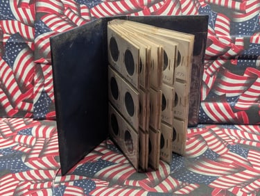 Large Collection of Various 1850's, 1860's & 1870's French Coins in Album