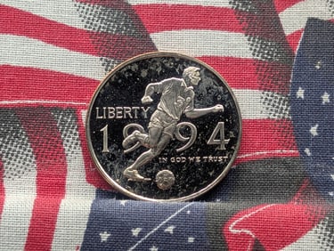 1994-P World Cup Proof Clad Commemorative Half Dollar Coin