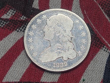 1832 Small Sized Capped Bust Quarter