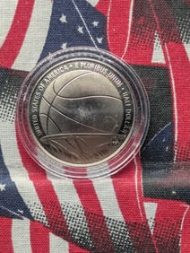 2020-S Concaved Basketball Clad Proof Commemorative Half Dollar Coin