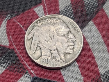 1931-S Indian Head Buffalo Nickel