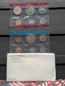 1971 P&D U.S. Uncirculated Set In OGP