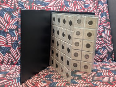 1919-1937 Indian Head Buffalo Nickel & Various Dated Shield Nickel Collection in Album