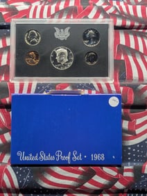1968-S U.S. Proof Set In OGP - Includes 40% Silver Kennedy Half Dollar