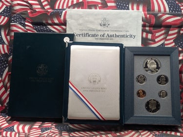 1990 P&S U.S. Mint Prestige Set In OGP With COA