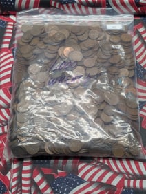 Bag of 1,000 Lincoln Wheat Cents