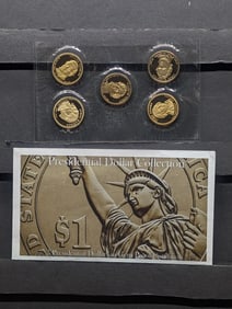 Presidential Dollar Collection in Gem Proof Condition
