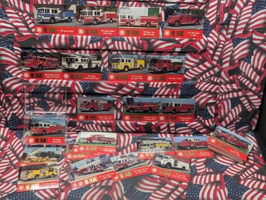 1993 Fire Engines Trading Cards Series 1 - Complete 100 Card Collector's Set by Bon Air Collectibles