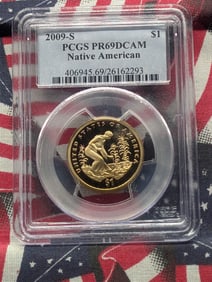 2009-S PROOF Sacagawea Native American Dollar - PCGS PR69 DCAM