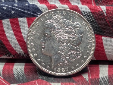 1887 Morgan Silver Dollar