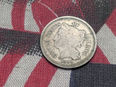 1865 Three Cent Nickel