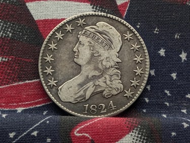 1824 Capped Bust Half Dollar