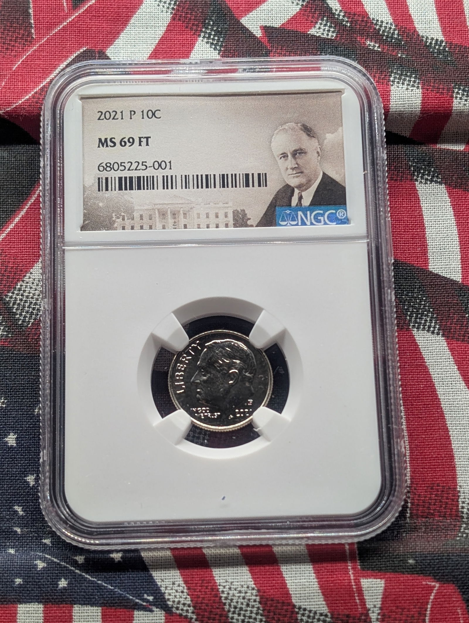 2021-P Roosevelt Dime - NGC MS69 FT (1 of 4)