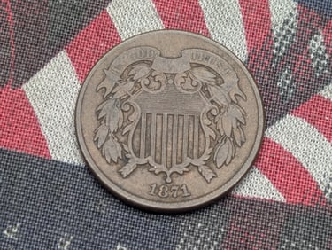 1871 Two Cent Piece
