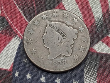 1828 Coronet Head Large Cent