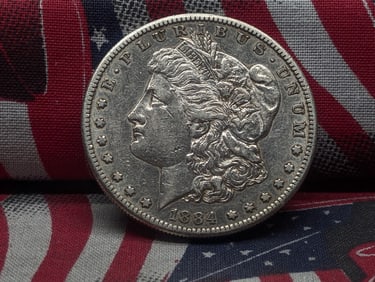 1884-S Morgan Silver Dollar