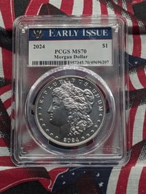 2024 Morgan Silver Dollar - PCGS MS70 - Early Issue