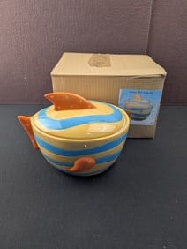 2011 Young's Inc. Heartfelt Kitchen Creations Fish Goody Jar 049-12313