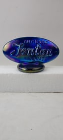 1993 Fenton Art Glass Favrene FAGCA Oval Dealer Logo Display Sign