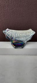 Fenton Iridescent Carnival Glass Logo Dealer Display Sign