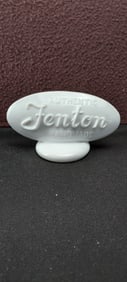 1993 Fenton Milk Glass Dealer Logo Sign