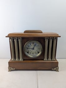 1927 The Sessions Clock Co. Classical-Style Eight Day Half-Hour Cathedral Gong Mantel Clock