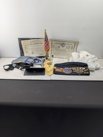 A Collection of Mid-20th Century Fraternal and Veteran Organization Memorabilia, including American