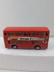 1972 Matchbox Lesney Superfast No. 17 The Londoner Double-Decker Bus, Berger Paints